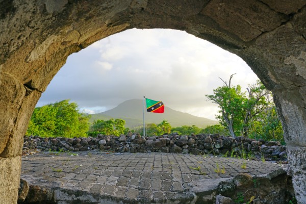 Flag of the Federation of St Kitts