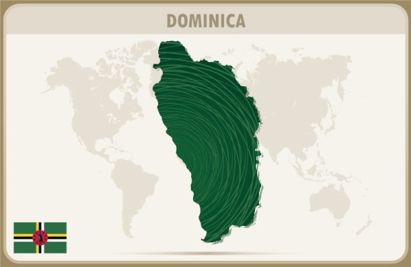 Dominica map